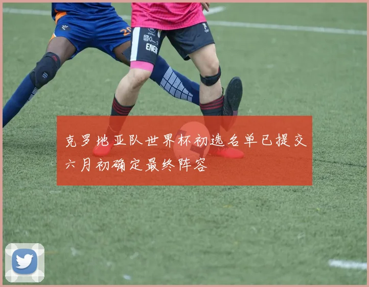 克罗地亚队世界杯初选名单已提交六月初确定最终阵容